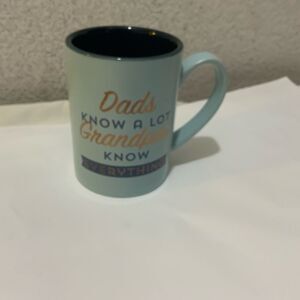 Cr Gibson GrandPa mug gift “Dad knows a lot Grand pa knows everything “